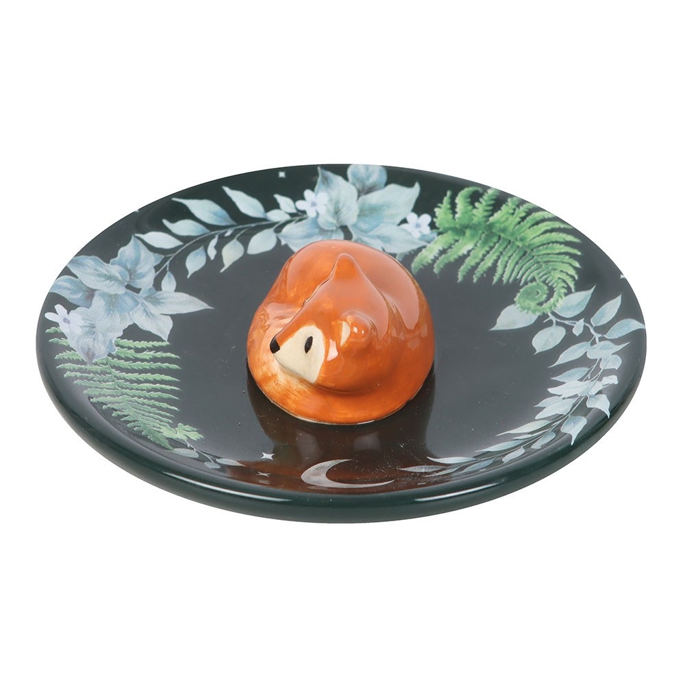 Something Different - Green Fox Plateau Ã  bijoux/Trinket dish - Multicolore